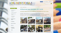 Desktop Screenshot of adelheidisschule.bonn.de