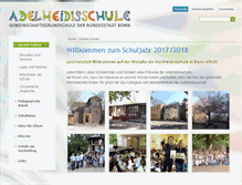 Tablet Screenshot of adelheidisschule.bonn.de